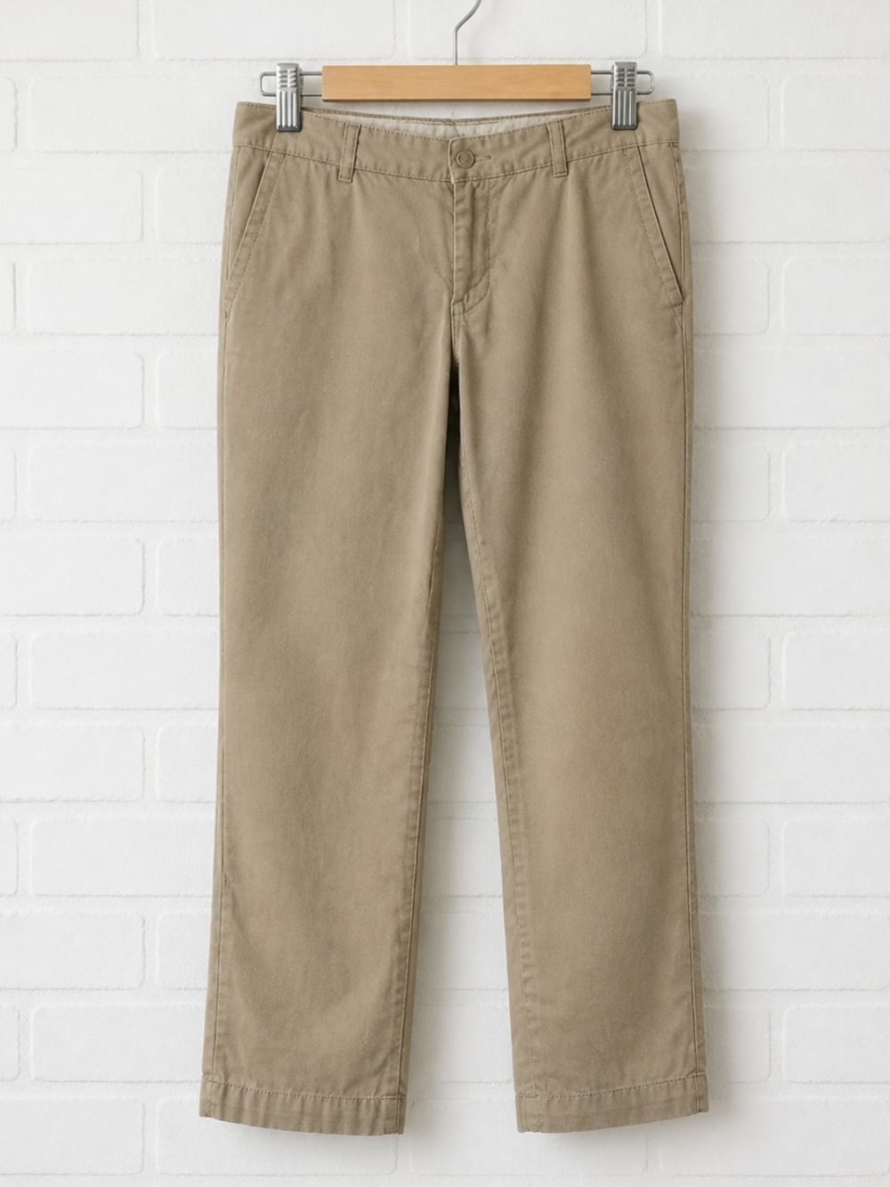 GAP Women's Vintage Straight-Leg 100% Cotton Khaki Pants Size 8